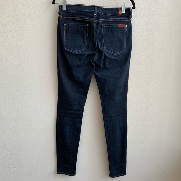 7 For All Mankind Skinny Jeans Size 27 - Picture 4 of 5